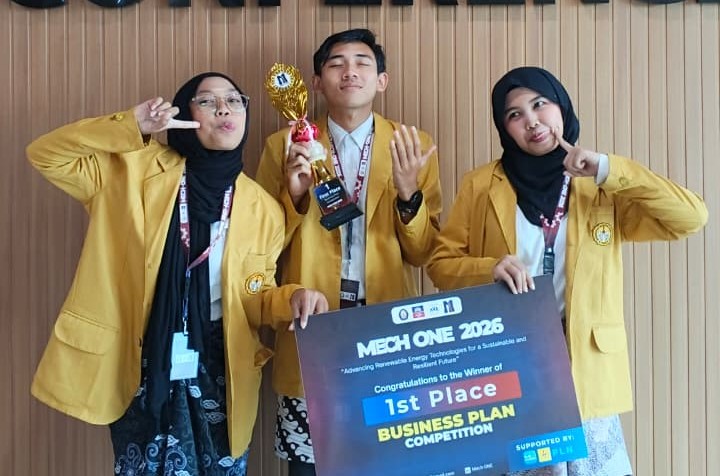 1st Place Business Plan Competition dalam Kegiatan Mech One2026 di Universitas Diponegoro